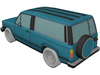 Isuzu Trooper (1986) 3D Model