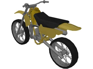 Kawasaki KX-80 (1982)  3D Model