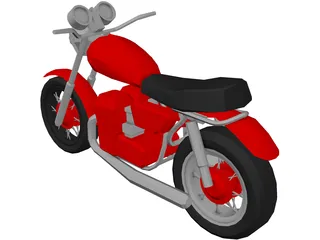 Yamaha 650 (1976)  3D Model