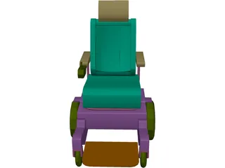 Pronto Wheelchair 3D Model