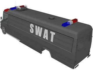 SWAT Truck 3D Model