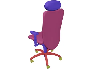 Chair Arms Headrest 3D Model