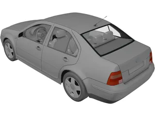 Volkswagen Bora 3D Model