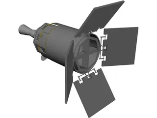 Defense Satellite (DSP) 3D Model