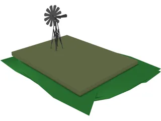 Windmill 3D Model