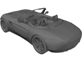 BMW Z8 Convertible 3D Model