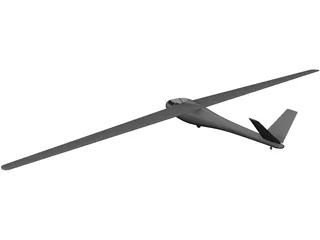 Segelfliegen Glider 3D Model