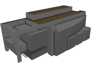 Generic Modern Building 3D Model