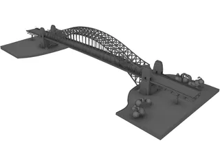 Iron Bridge 3D Model