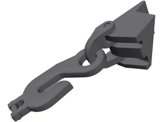 Chain Hook 3D Model