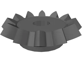 Bevel Pinion 3D Model