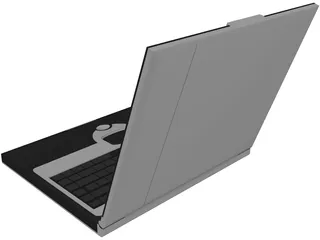 Dell Laptop Notebook 3D Model