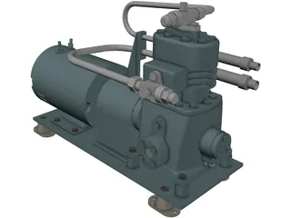AC&R Compressor 3D Model