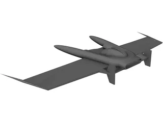 IronSide Winged Mech 3D Model