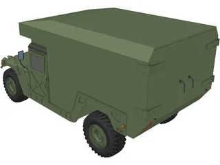 M997 Ambulance 3D Model