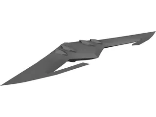 B-2 Stealth Bomber 3D Model