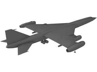 Myasishchev M-50 Bounder 3D Model