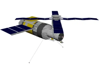 Skylab Space Station 3D Model