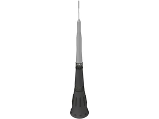 Soviet N1 Moon Rocket 3D Model