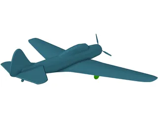 Douglas TBD-1 Devastator 3D Model