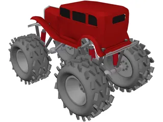 Monster Truck 3D Model