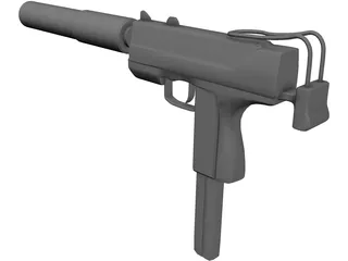 Uzi Silent 3D Model