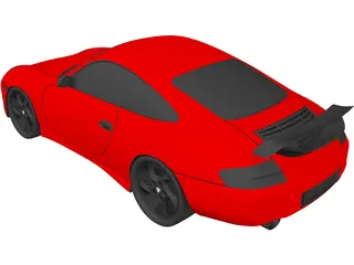 Porsche 911 996 GT3 3D Model