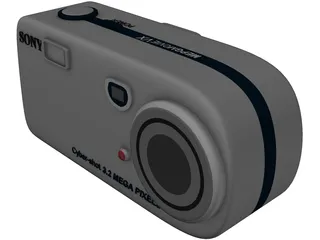 Sony Cyber-Shot Digital Camera 3D Model