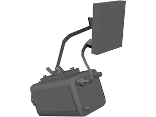 Video Security Camera 3D Model