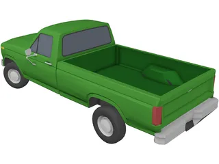 Ford F-Series Truck (1984) 3D Model