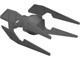 Star Wars Tie Intruder 3D Model