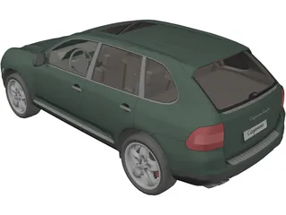 Porsche Cayenne Turbo (2005) 3D Model