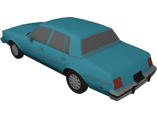 Oldsmobile Cutlass Brougham (1981) 3D Model