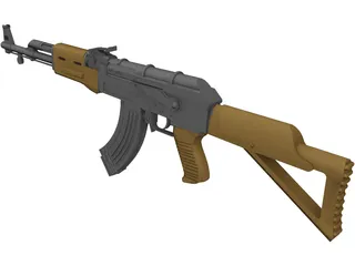 AK-47 Kalashnikov 3D Model