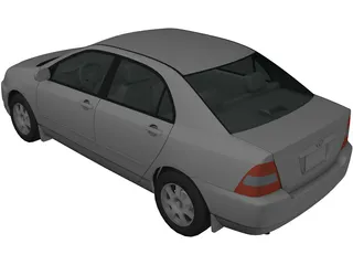 Toyota Corolla (2000) 3D Model