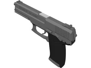 Hekler Koch Mk 23 SOCOM 3D Model