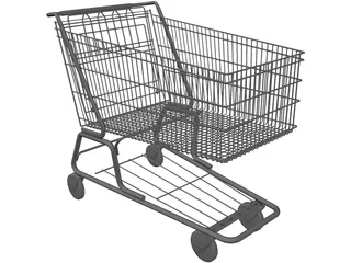 Shopping Cart 3D Model