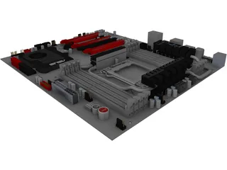 Motherboard 3D Model