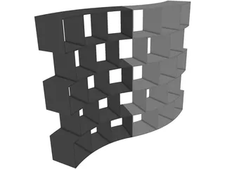 Storage Rack 3D Model