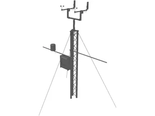 Meteo Station 3D Model