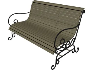 Bench 3D Model