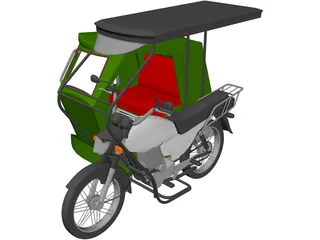 Tricycle Philippines 3D Model