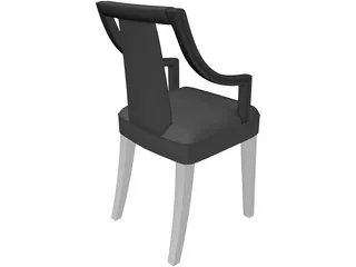 Chair Wood 3D Model