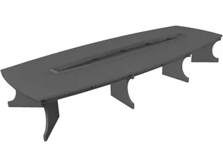 Conference Table 3D Model