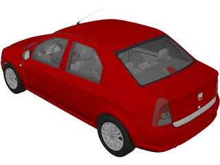 Renault Logan 3D Model