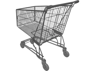 Shopping Cart 3D Model