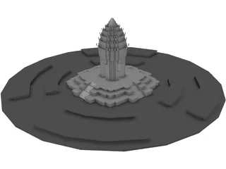 Independence Monument (Cambodia) 3D Model