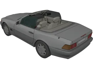 Mercedes-Benz 500SL 3D Model