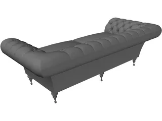 Sofa Chasterfield 3D Model