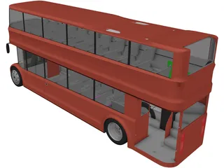 London Bus 3D Model